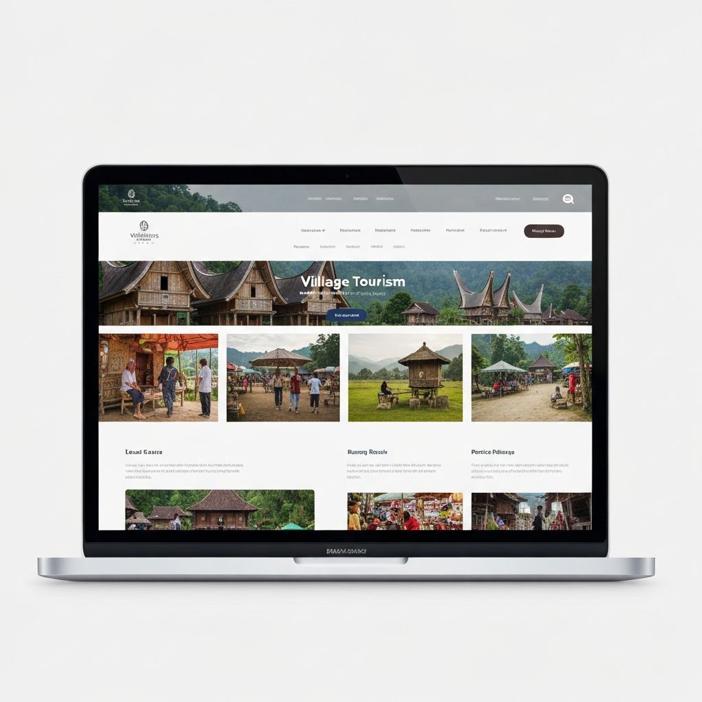 Village Tourism Website Dashboard